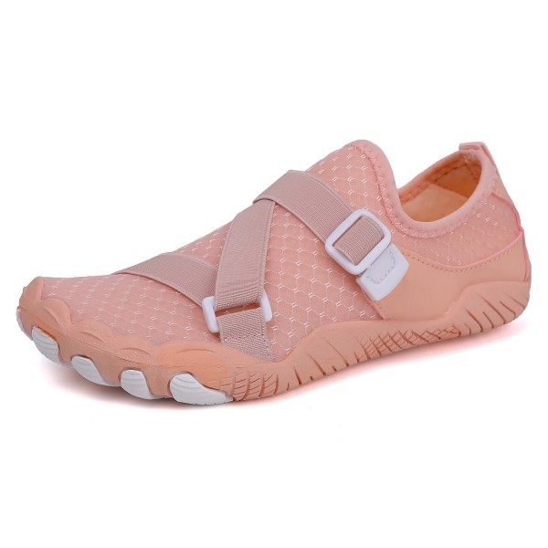 Vattenskor Snabbtorka Barfota Aqua Skor Strandbadskor rosa pink 38