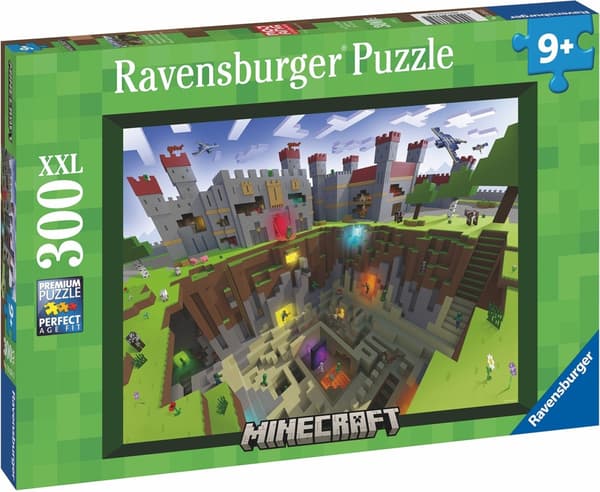 Minecraft Leikkauspuzzle, 300 palaa 500
