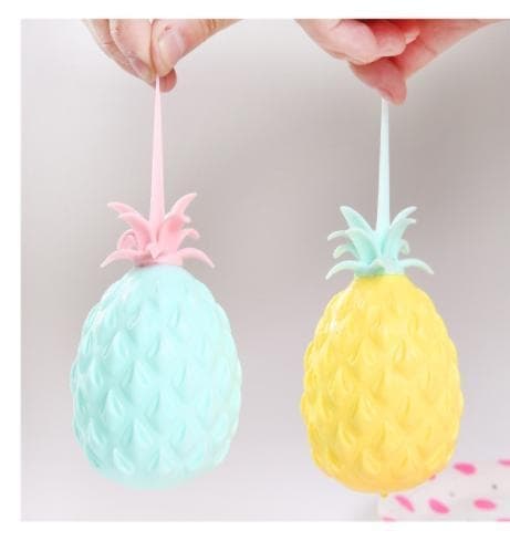 Fidget Leksaker Sensoriska Leksaker Klämboll Ananas Frukt CE Godkänd Blå Blue 101