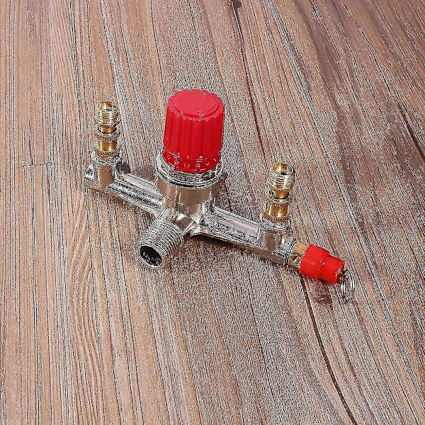 Kompressor - Samfox manifold for kompressor luftkompressor utløpsrør regulator tilkobling