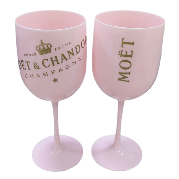 2 kpl Muovi Viini Juhla Valkoinen Samppanja Moet Lasi pink