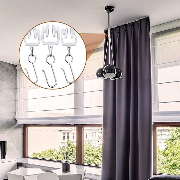 Flexibel klippbar och böjbar gardinstång 1 meter 1-Pack