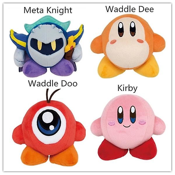 Kawaii Kirby Pehmolelu Söpöt Pehmeät Hahmo Nukke Waddle Doo