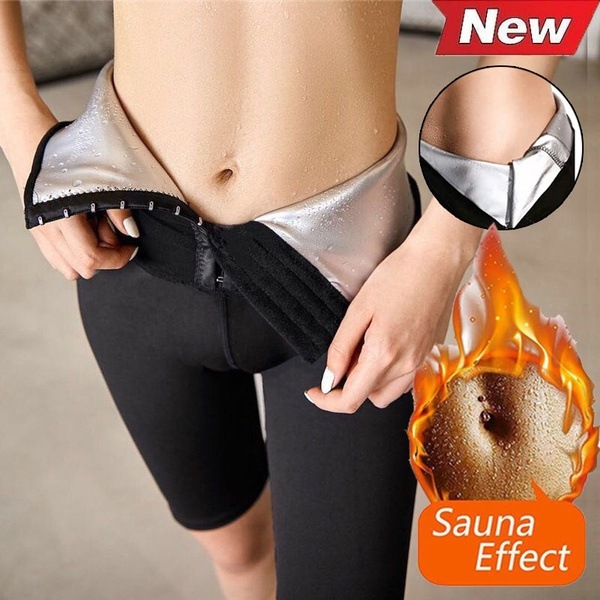 Kvinnor Hot Sweat Body Shaper Slimming Byxor Viktminskning Leggings Seven point pants