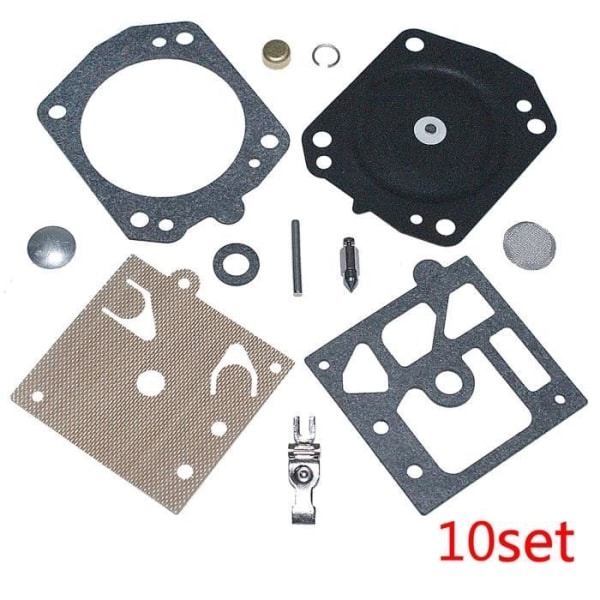Förgasar-reparationssatser Passar Husqvarna 133 154 234 238 242 246 250 Walbro K-22-HDA