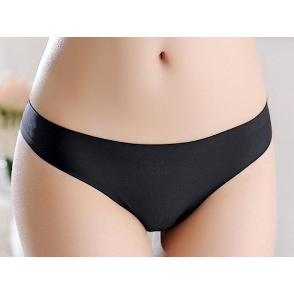 6-pack Seamless Invisible Thong - Stringtrosor - xs XS