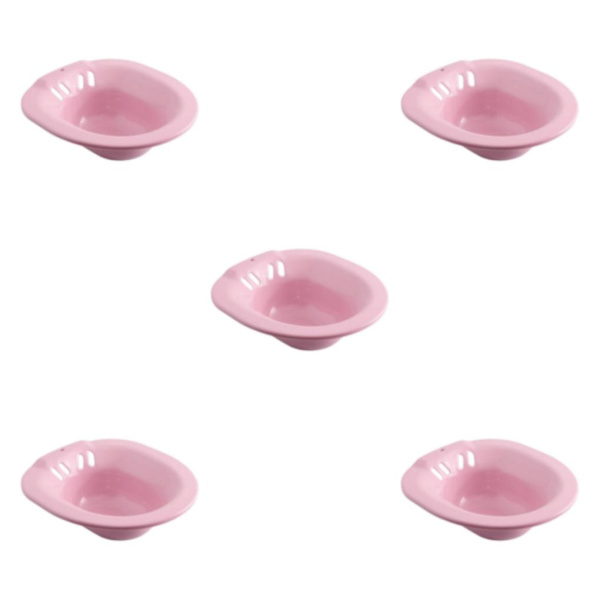 1/5 Toalettsete Bidé Håndvask Personlig Vask Rosa Pink 5PCS