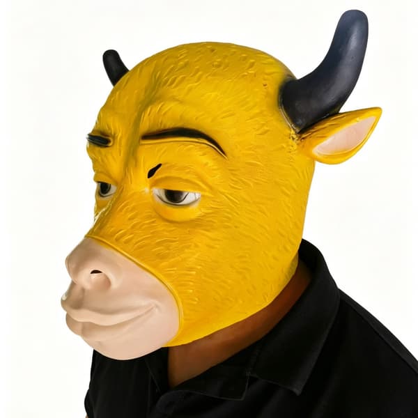 Halloween latex oksehode maske/maske med et morsomt tema