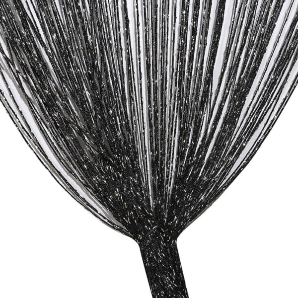 Hængende perlegardin Strænggardin SILVER Silver