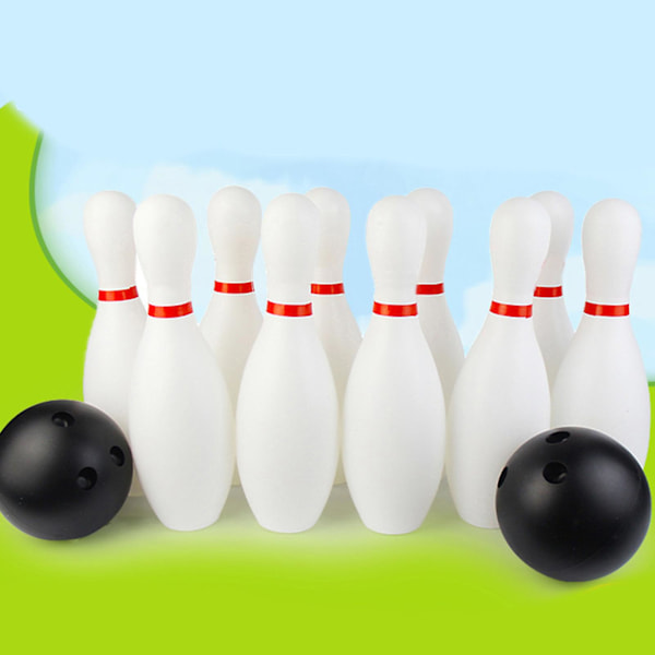 12-delars Bowlingset för Småbarn, Utomhus- och Inomhuslek, Sport- och Lärleksak, Gåva