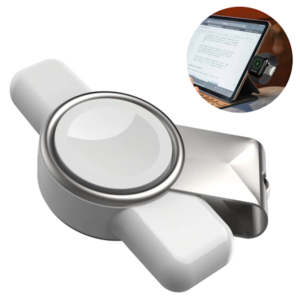 Ur-oplader kompatibel med Apple Watch-oplader, 2 i 1[mo]