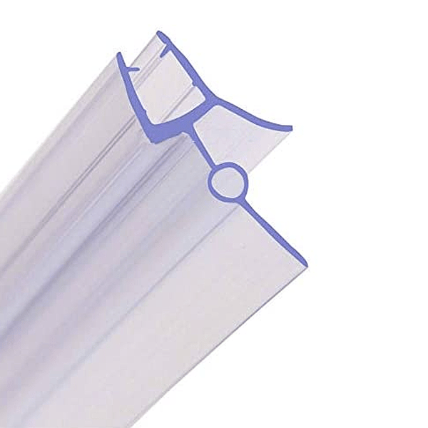 Duschlist för badrum, duschvägg, dörrtätning, passar 8 mm glas