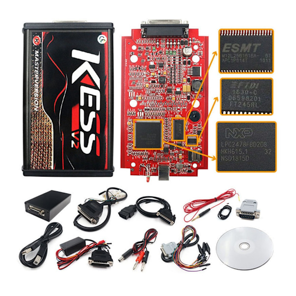 KessV2 5.017 OBD2 Ecu Ingen Token Programmeringsverktyg Obegränsad Programvara 2.53 V2.8KTA Online Version Kan Ansluta Internet-Xin