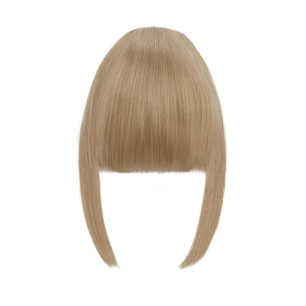 Clip In Hår Bangs Extensions Fransk Hår Bangs Stilig Hår Bangs Hårstykker askeblond & blond aske & blond ash & blond 28cm