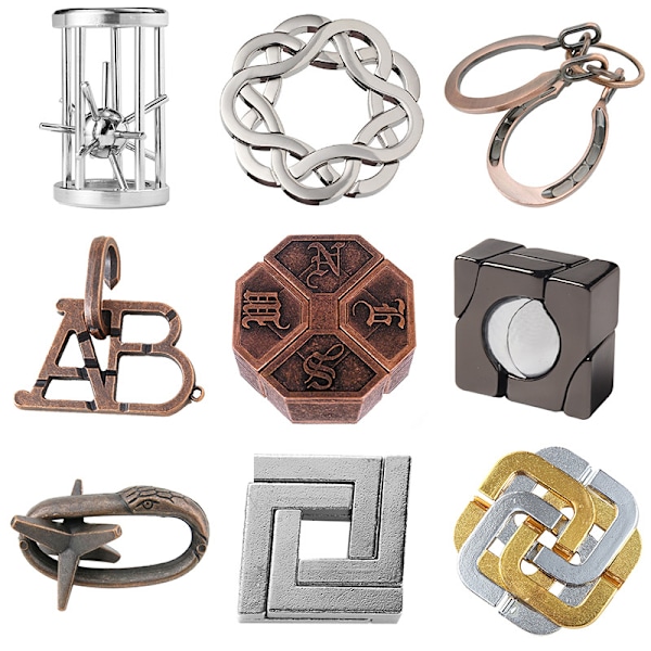 Sinkkiseos Avaus Burr Palapeli Maaginen Seos Koulutuslelut Narupalapeli Älyllinen Irrotettava Solki[mo] Alloy-Shekou Escape