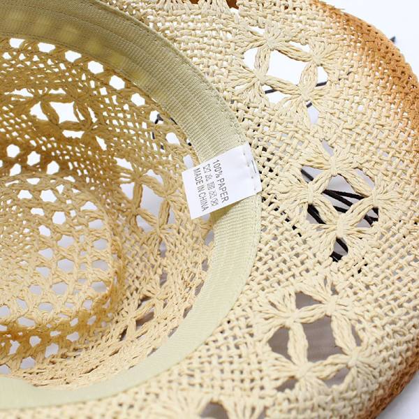 Cowboyhat stråhat herre sommerhat westernhat UV-beskyttelse solhat Panama hat