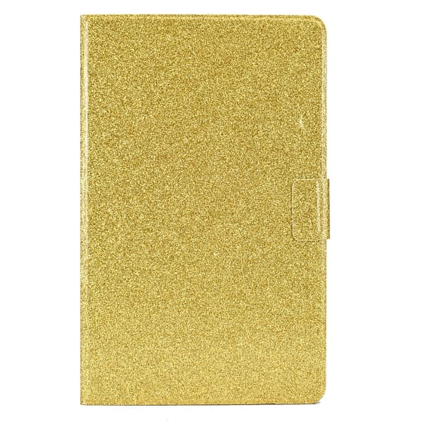 Samsung Galaxy Tab A9 / A11 Glitter Lædercover Guld