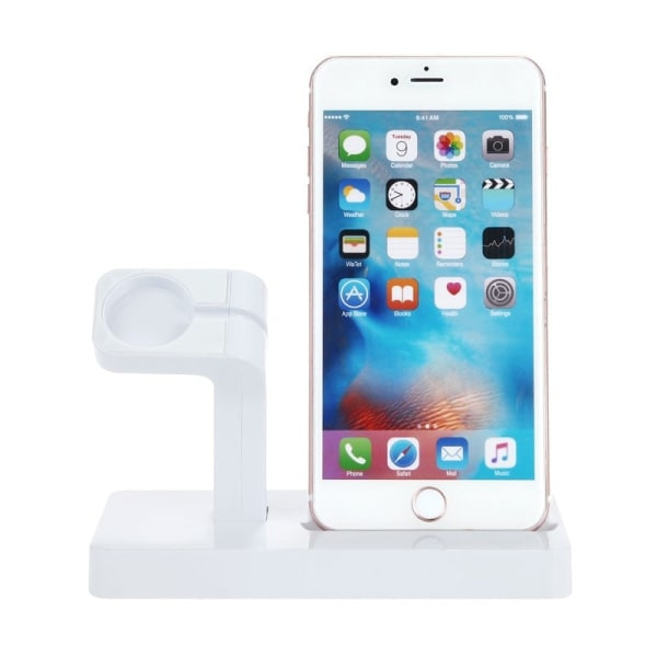 TG USB-latausteline, yhteensopiva Apple Watchin ja iPhonen kanssa - Valkoinen