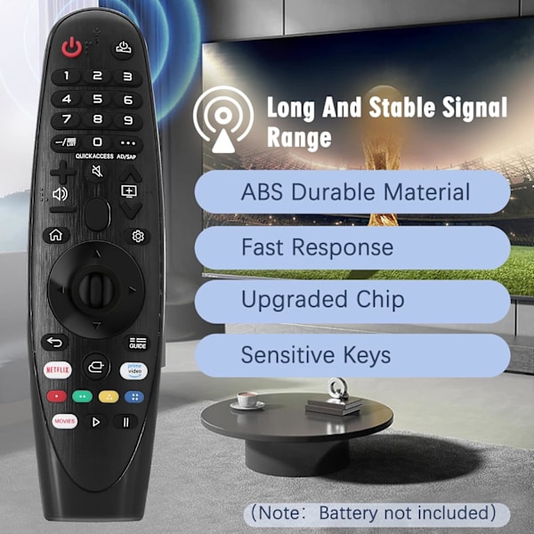 LG Fjernkontroll, AN-MR20GA Universell Fjernkontroll for LG, Erstatning