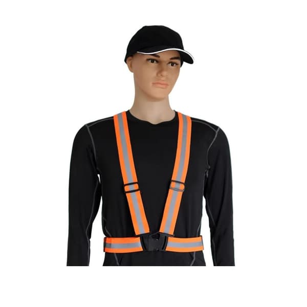 Sort Refleksvest - Praktisk Refleksvest til Maksimal Synlighed