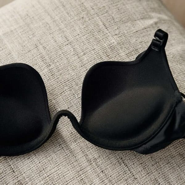 Bryllupsundertøj Push Up BH SORT 75B Sort Black 75B
