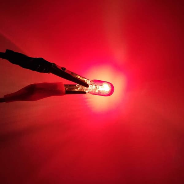 Rød - T10 W5W Miniature Standard Halogenpære 194168501 DRL Corne[mo]