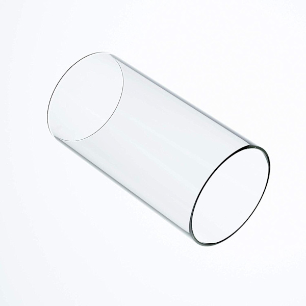 Stor glaslykta för orkanljus, öppen i båda ändar, 10 cm bred x 10 cm hög klar [GP] Klar Clear 4'' wide x 4'' tall