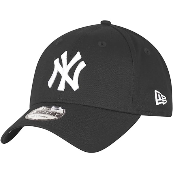 Justerbar baseballcaps, svart, one size