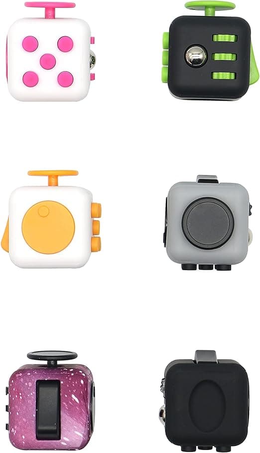 Fidget Cube Stress Ångest Tryckavlastningsleksak Perfekt för Vuxna