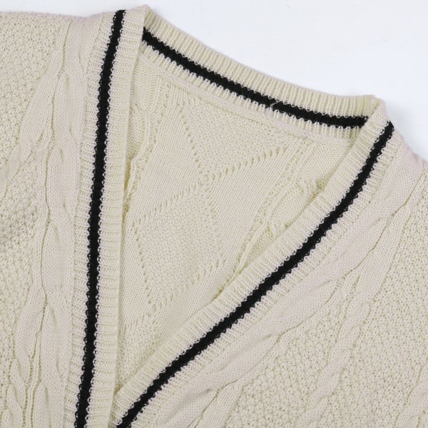 Taylor Swift Star Folklore Cardigan Stjernebroderet Oversize Strikket Trøje Rød S