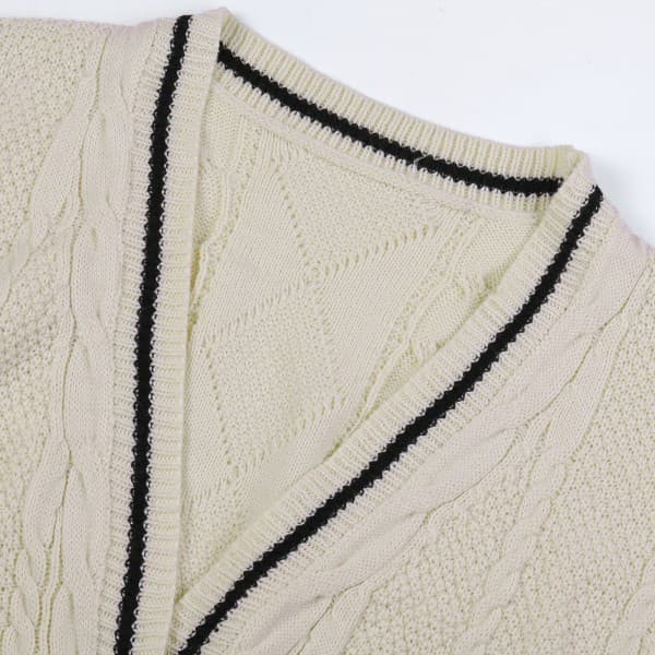 Taylor Swift Star Folklore Cardigan Stjernebrodert Oversized Strikket Genser Rød S