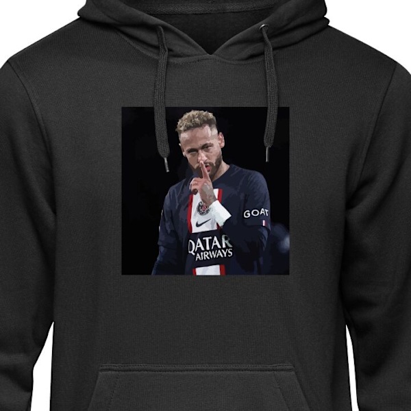 Barn-Hoodie | Myk Hettegenser for Barn Neymar svart black 12-13 År