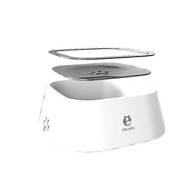 Vattendispenser för husdjur, hundskål, ingen blöt mun, stänksäker