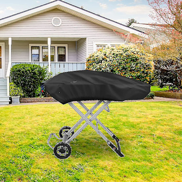Nytt 100*47*25cm Grilltrekk Passer For Weber Traveler Bærbar Gassgrill, Utendørs Slitesterk Vanntett Oxford Stoff (DPD)