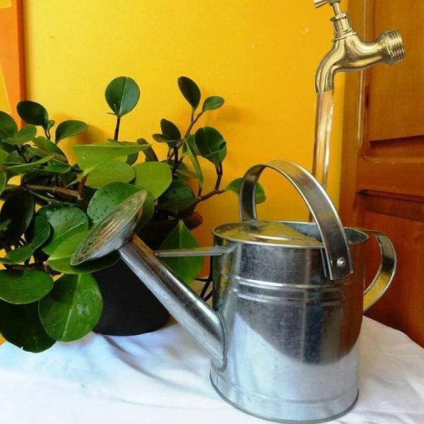 Osynlig fontän för sprinkler, magisk kran, flytande kran guld