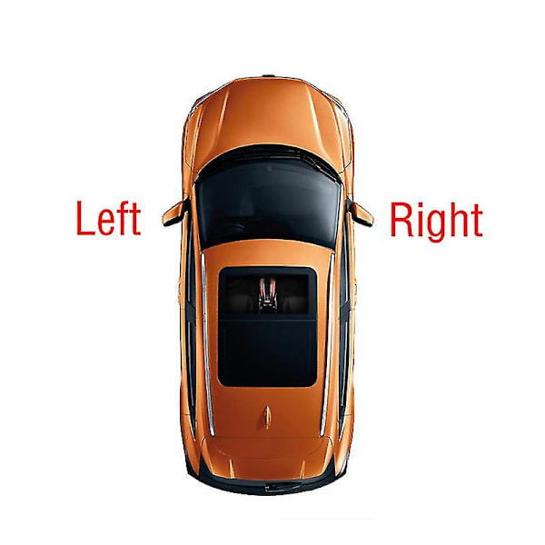 2 stk. til Nissan Qashqai J10 2008 2009 2010 2011 2012 2013 2014 2015 Forrude Wrap Hjørnebeklædning Visker Sidebeklædning Dæksel Låg