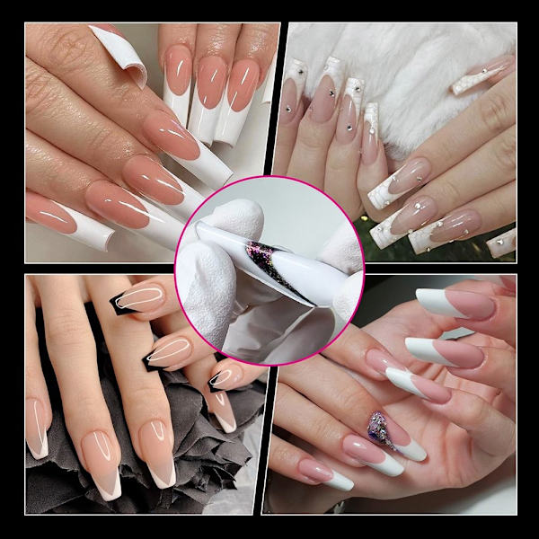 Fransk Form Dubbel Dekal Nagelform CC C C