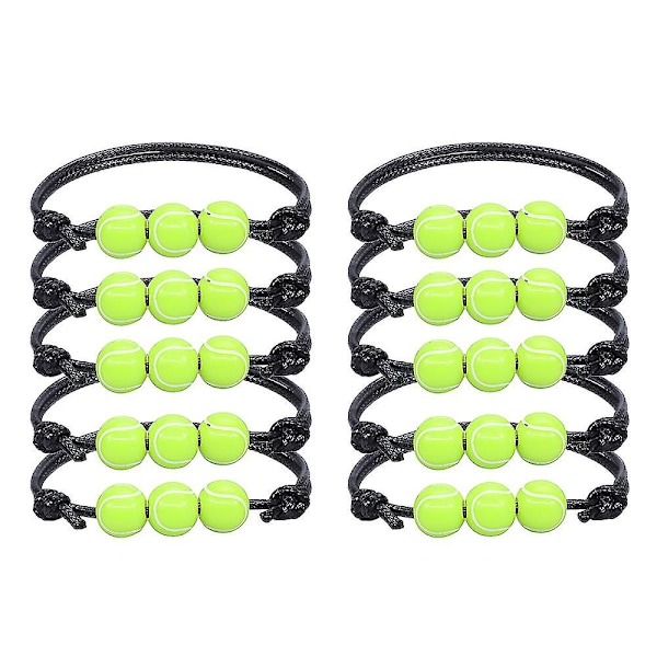 10 kappaletta baseball koripallo tennis rannekoru pojat baseball juhla lahja säädettävä urheilu rannekoru【mo】 style2