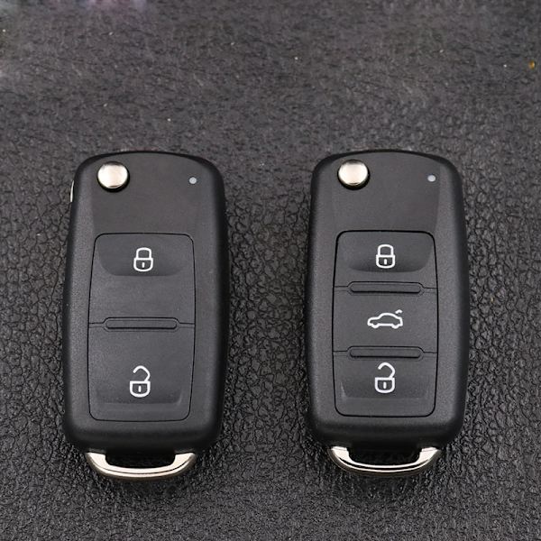 Bil fjernkontroll nøkkel skall, for vw bora golf jetta polo caddy eos tiguan touran skoda rapid superb octavia yeti fabia sete for VW 3 Buttons