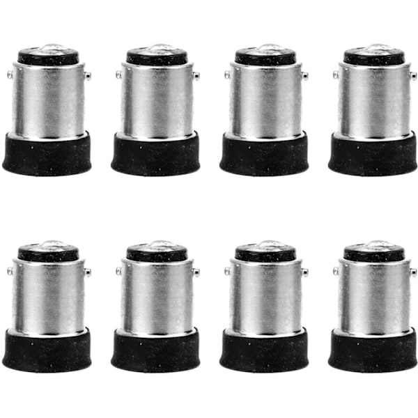 B15 till E14 Adapter, Lampfot Konverterare, 8-pack, Glödlampsadapter, Medium Sockel, Lamphållare, Lampkonverterare NPTERBL