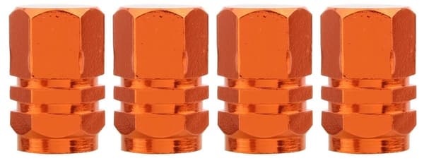 Ventilhetter 4-pakning, Oransje 10