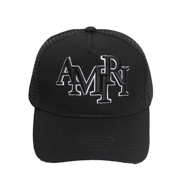 AMIRI mode baseballkeps broderad peaked keps avslappnad mångsidig herr- och damtruckerkeps fiskekeps 1 st