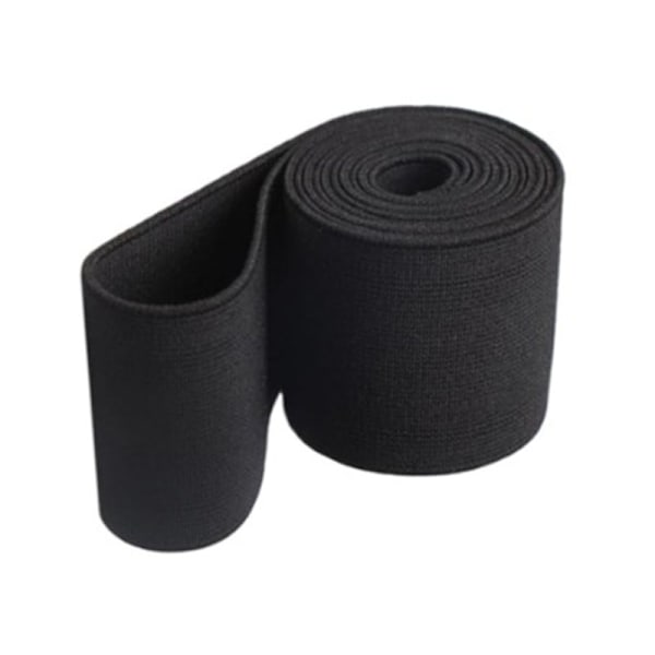 Flad Elastik Sort Syning Håndarbejde DIY Stræk 40 mm 5 Meter【mo】