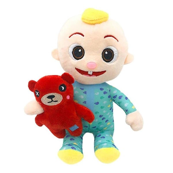 Cocomelon JJ Boy Bear Plysch Musiikkinukke Pedagoginen Täytetty Soiva Lelut Lahja
