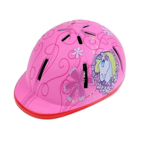 Justerbar ridehjelm/hat til børn, hovedbeskyttelse[mo] Snow Pink