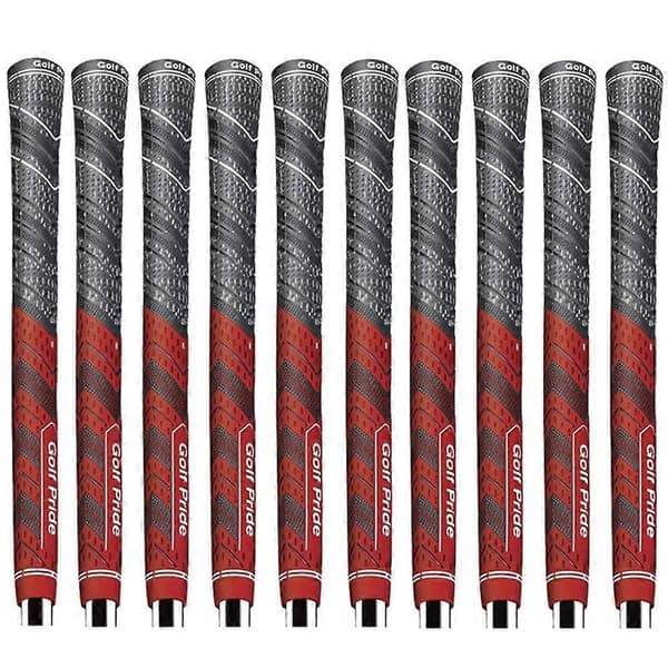 10 st Golf Pride MCC PLUS 4 Golfgrepp Standardstorlek Röd Red