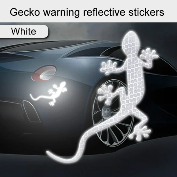 Reflekterende sikkerhetsvarselskilt[mo] white