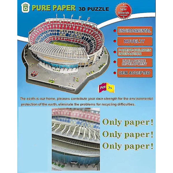 3D-pussel Old Trafford 138 bitar 30,5x23x4cm