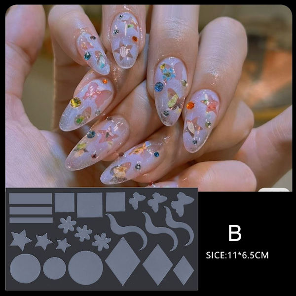 Fransk Forma Dual Sticker Nagelform GG G G