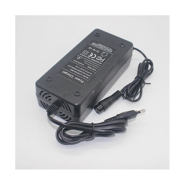 Oplader til Pro Speedway Elektrisk Scooter Ladeadapter Tilbehør Output 54.6V 2A, EU-stik
